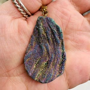 Natural stone necklace